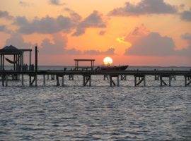 belize sunset