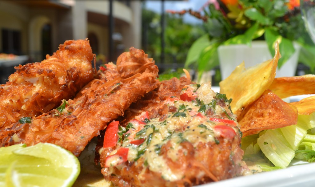 Coconut Crusted Caribbean Crouper