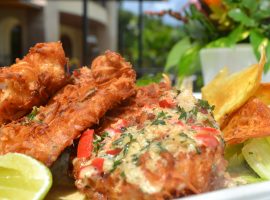 Coconut Crusted Caribbean Crouper