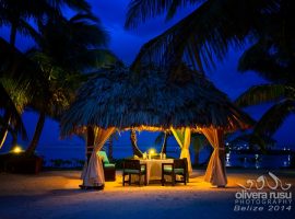 Do Not Miss Thanksgiving Dinner at Portofino Beach Resort in Belize Dinner Set Up 3