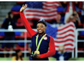 simone biles in belize