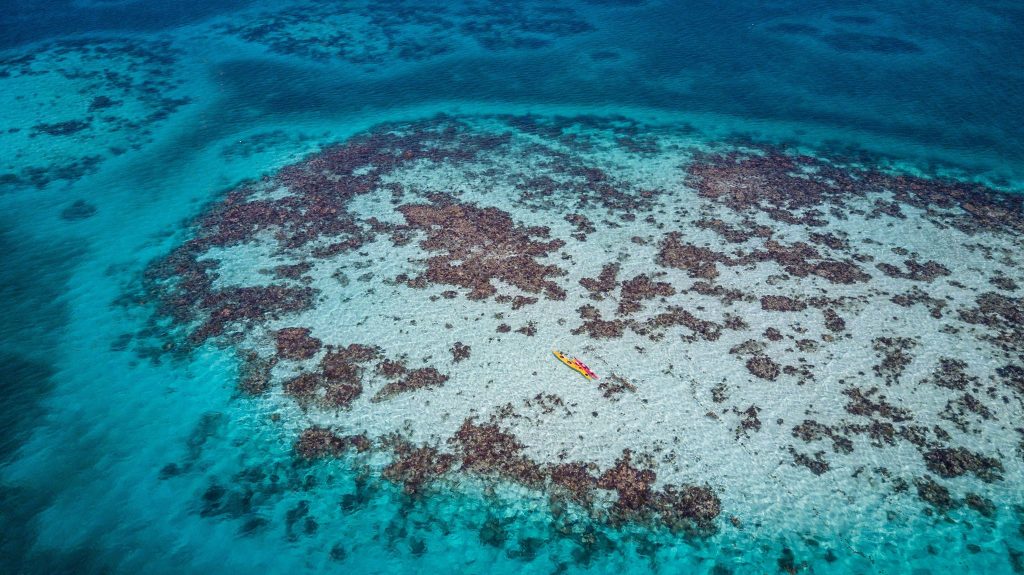 kayaking in belize