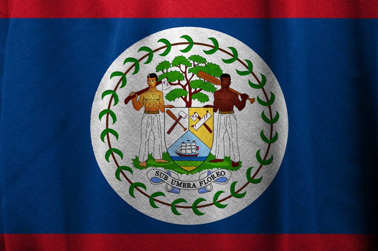 history of the belize flag