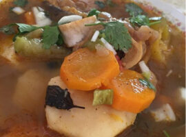 belizean cow foot soup
