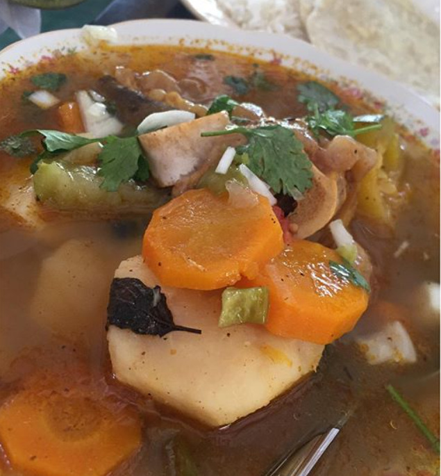 belizean cow foot soup