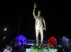 Belize Unveils Monument Honoring First Prime Minister, Rt. Hon. George Cadle Price George Cadle Price statue