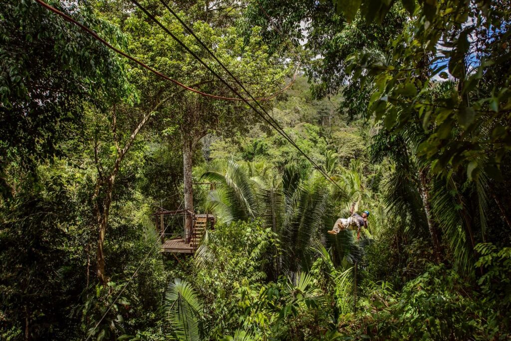  zip lining in belize