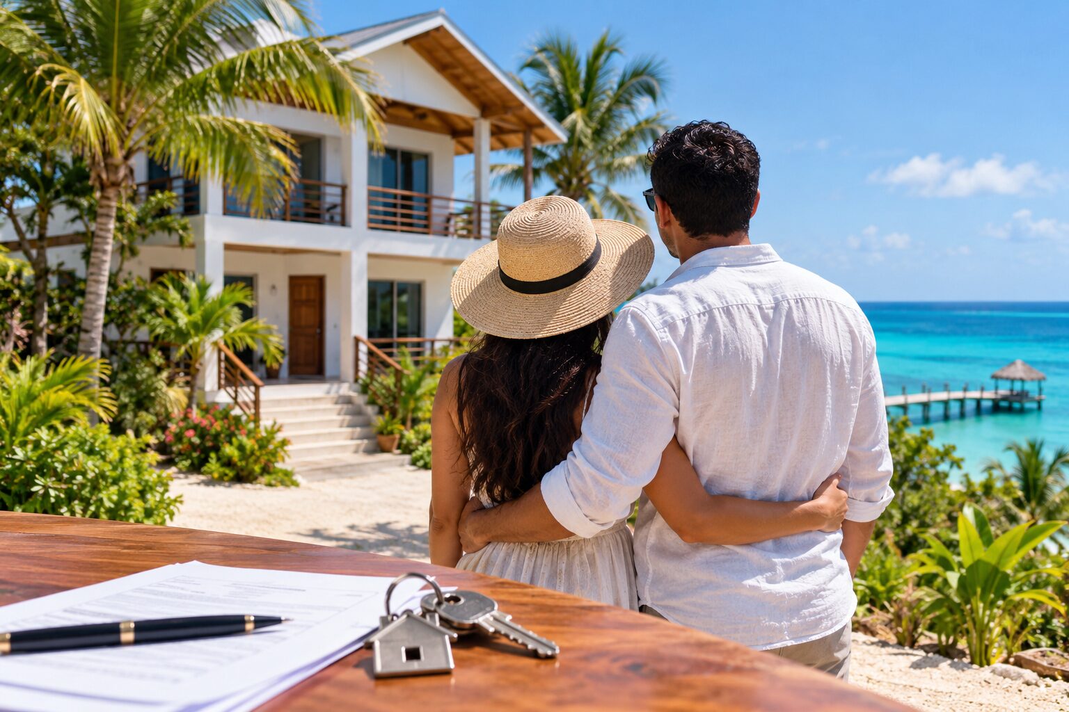 buying property in Belize with a spouse